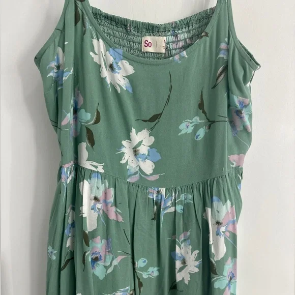 SO mint floral sundress - Picture 3 of 4